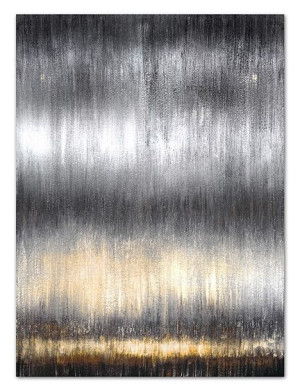 Obraz olejny ręcznie malowany 90x120cm Niepogoda