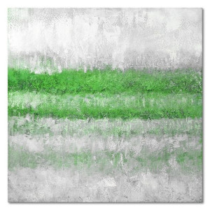 Obraz olejny ręcznie malowany 90x90cm Zapomniana łąka