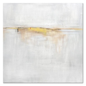 Obraz olejny ręcznie malowany 90x90cm Złota rana