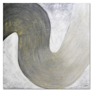 Obraz olejny ręcznie malowany 90x90cm Miękki metal
