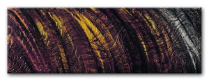 Obraz olejny ręcznie malowany 50x150cm Purpurowa rdza