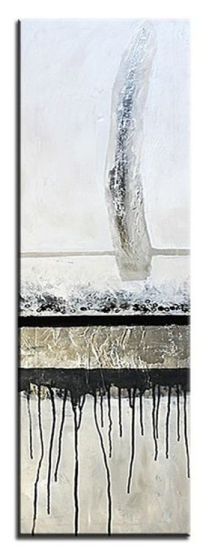 Obraz olejny ręcznie malowany 50x150cm  Podziemie