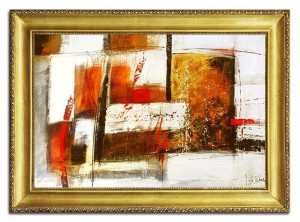 Obraz olejny ręcznie malowany 75x105cm Układanka