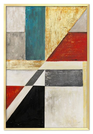 Obraz olejny ręcznie malowany 63x93cm Skarb