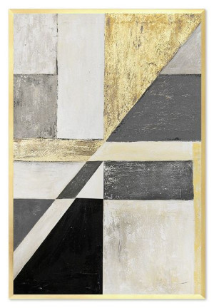 Obraz olejny ręcznie malowany 63x93cm Złoty trójkąt