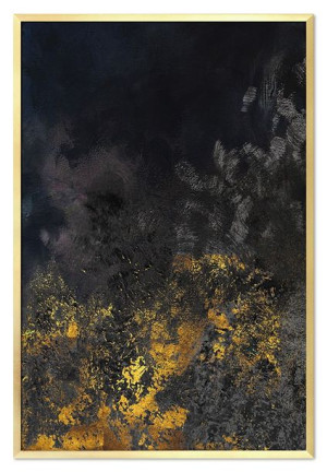 Obraz olejny ręcznie malowany 63x93cm Pomarańczowe płomienie