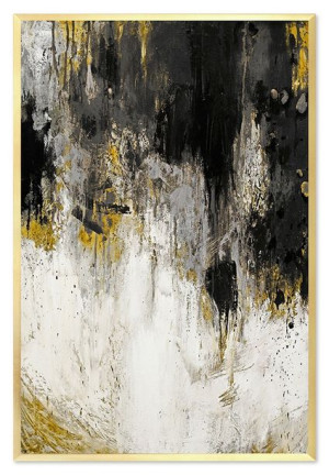 Obraz olejny ręcznie malowany 63x93cm Czarne zapomnienie