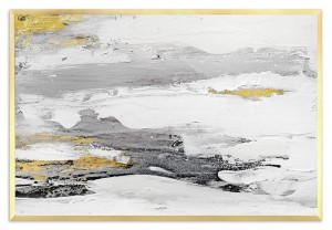 Obraz olejny ręcznie malowany 63x93cm Pazury