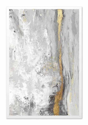 Obraz olejny ręcznie malowany 63x93cm Złota szczelina