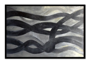 Obraz olejny ręcznie malowany 63x93cm Akceptacja