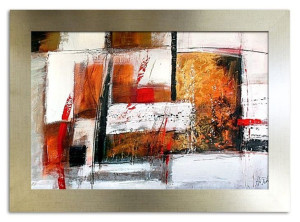 Obraz olejny ręcznie malowany 68x88cm Pojedynek słów