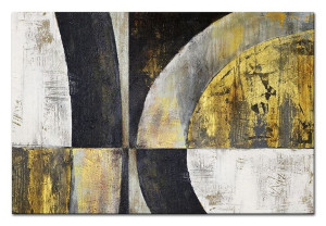 Obraz olejny ręcznie malowany 60x90cm Złota ćwierć