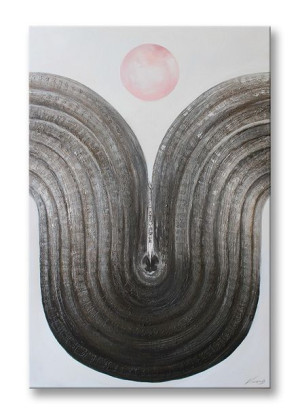Obraz olejny ręcznie malowany 60x90cm Zagięcie