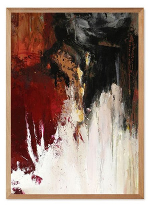 Obraz olejny ręcznie malowany 53x73cm Trzy barwy