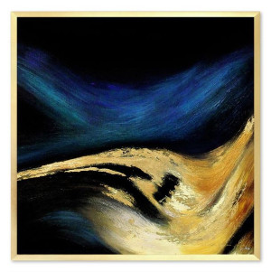 Obraz olejny ręcznie malowany 63x63cm Widok na ocean