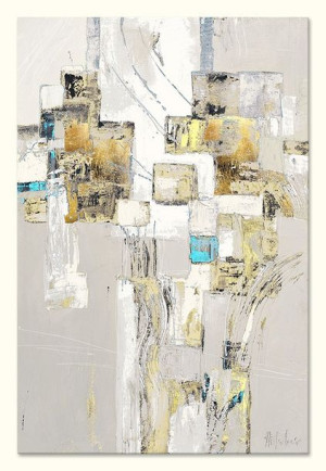 Obraz olejny ręcznie malowany 60x90cm Energia