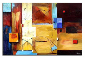 Obraz olejny ręcznie malowany 60x90cm Biurko artysty
