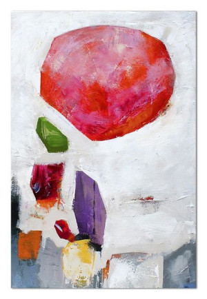 Obraz olejny ręcznie malowany 60x90cm Jaskrawe wątki