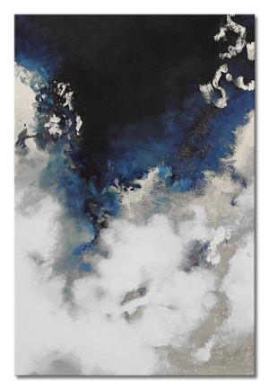 Obraz olejny ręcznie malowany 60x90cm Burzowe niebo