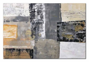 Obraz olejny ręcznie malowany 60x90cm Łaty