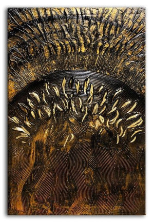 Obraz olejny ręcznie malowany 60x90cm Korzenie