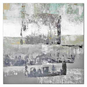 Obraz olejny ręcznie malowany 60x60cm Tajemnica myśli