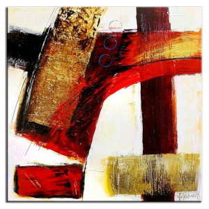 Obraz olejny ręcznie malowany 60x60cm Skrajność