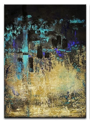 Obraz olejny ręcznie malowany 50x70cm Jaskrawe zwierzęta