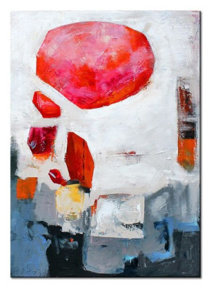 Obraz olejny ręcznie malowany 50x70cm Jaskrawe wątki
