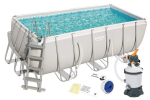Basen stelażowy 412x201x122 Bestway 56457 7w1 New
