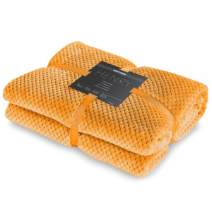DecoKing Koc Henryk VIII Mikrofibra 220X240 Pomarańczowy