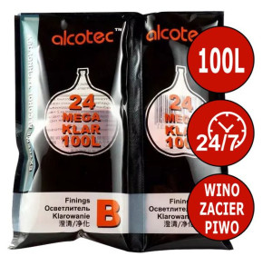 Turbo Klar Alcotec 24h MEGA KLAR 100L  wino zacier piwo