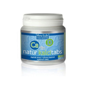 Fin Natur Kalcitabs - Finclub - wapń roślinny + witamina D2