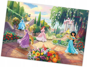 Fototapeta Disney Princess Księżniczki W Ogrodzie 368x254cm