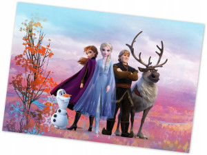 Fototapeta Disney Kraina Lodu Frozen Elza Anna Kristoff Sven Olaf 368x254cm