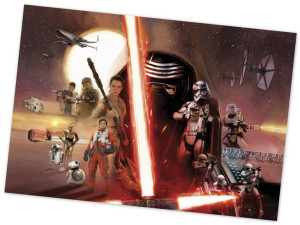 Fototapeta Star Wars Gwiezdne Wojny Ep7 Collage 368x254cm