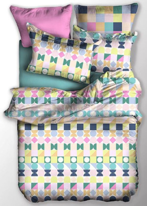 DecoKing Pościel Essential Eukairia 200X220 + 80X80*2