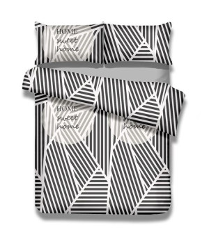 AmeliaHome Pościel Nature J. Zebra 155X220*2 + 80X80*2