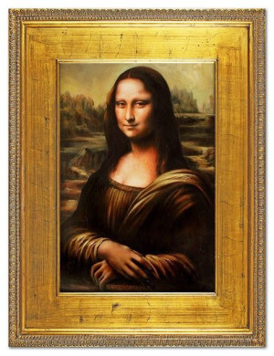 Obraz olejny ręcznie malowany na płótnie 92x122cm Leonardo da Vinci Mona Li