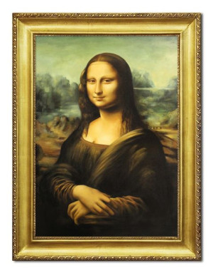 Obraz olejny ręcznie malowany na płótnie 64x84cm Leonardo da Vinci Mona Lis