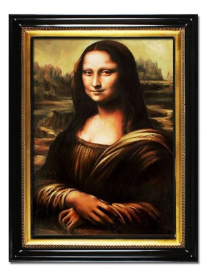 Obraz olejny ręcznie malowany na płótnie 64x84cm Leonardo da Vinci Mona Lis