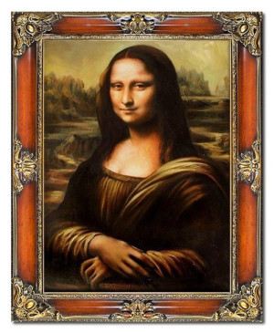 Obraz olejny ręcznie malowany na płótnie 75x95cm Leonardo da Vinci Mona Lis