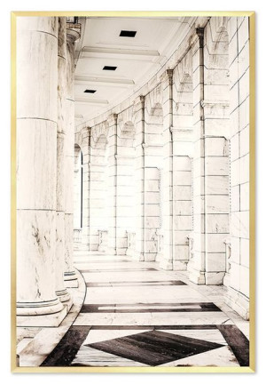 Obraz na płótnie dla architekta kolumny budowla sklepienie 63x93cm