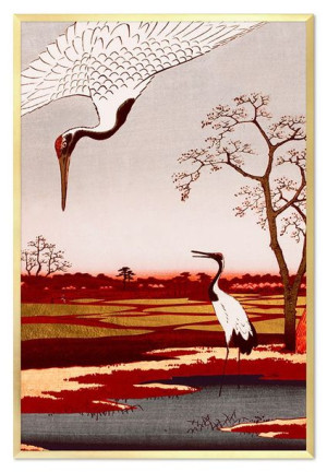 Obraz na płótnie białe ptaki 63x93cm