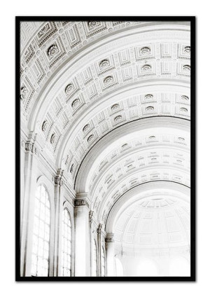 Obraz na płótnie czarno-biały minimalizm 63x93cm