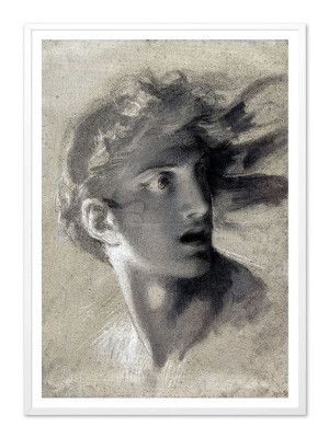 Obraz na płótnie postać szkic 53x73cm
