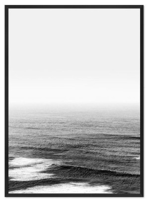 Obraz na płótnie czarno-biały minimalizm 53x73cm