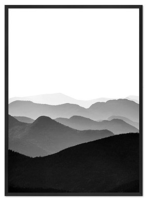 Obraz na płótnie czarno-biały minimalizm 53x73cm