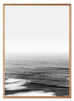 Obraz na płótnie czarno-biały minimalizm 53x73cm
