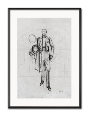 Obraz szkic postaci 31x41cm